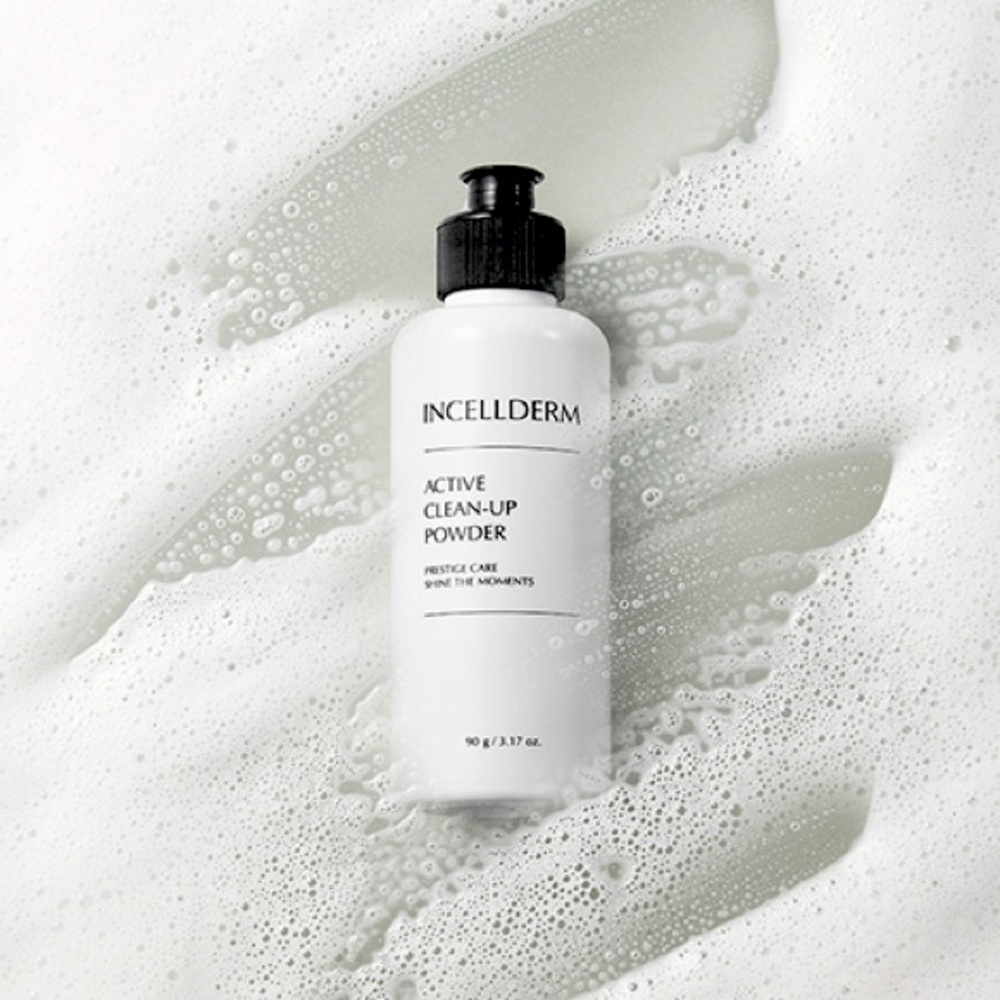 Active Clean-up Powder Natural enzymes exfoliate without stripping skin